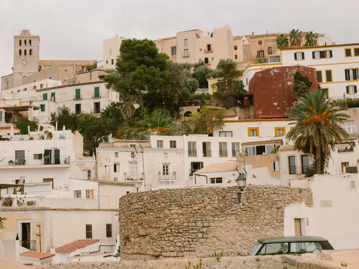 Discover the captivating historic charm of Ibiza's architectural landscape, a perfect blend of tradition and nature.